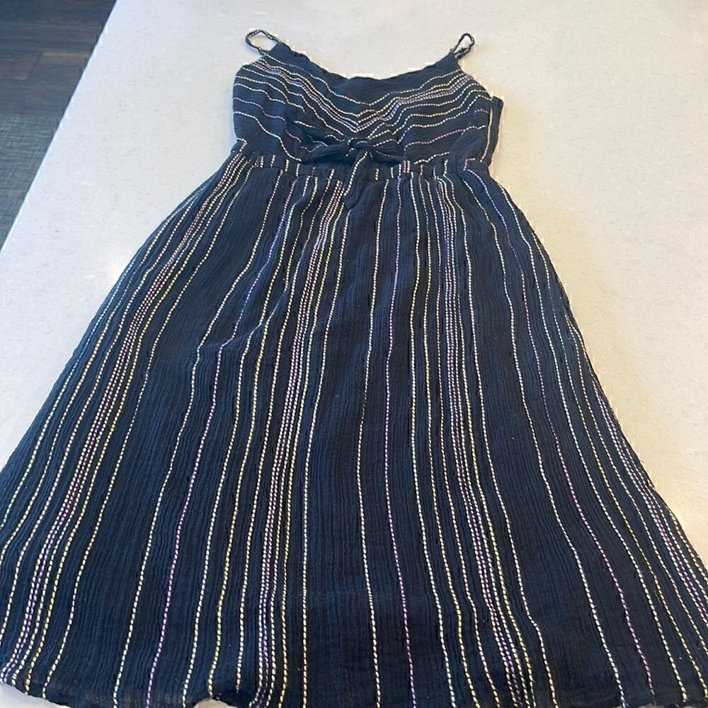 Michael stars dress size S, cut out in front midi, lined adjustable straps, cute